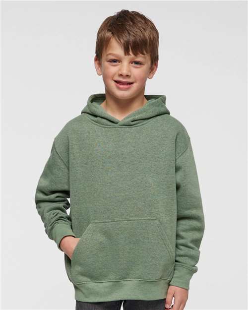 Youth Fleece Hoodie Sweatshirt - Bamboo Blackout