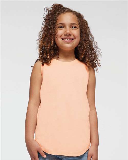 Girls' Relaxed Fine Jersey Tank - Peachy