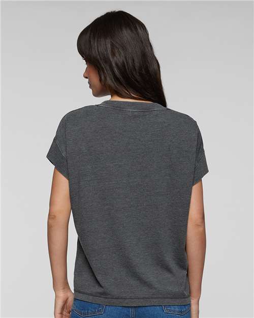 Women's Relaxed Vintage Wash Tee - Washed Black