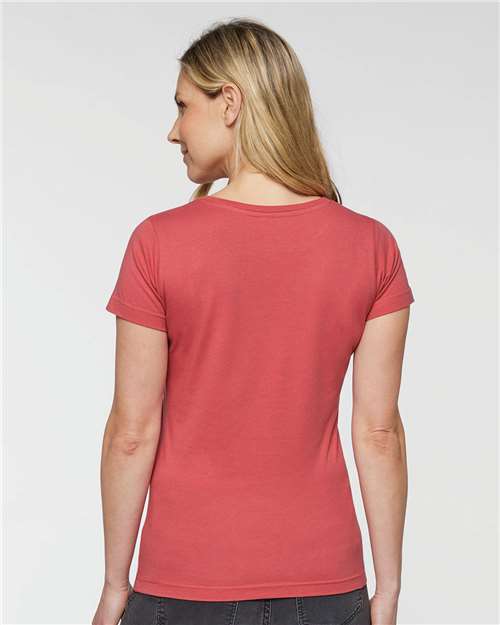 Women's Fine Jersey Tee - Passionfruit