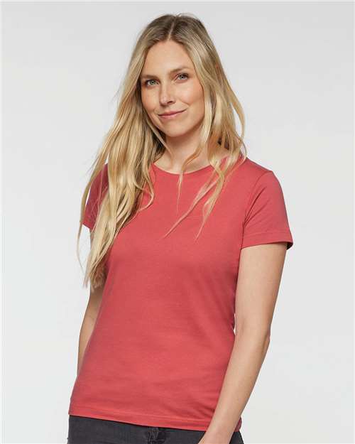 Women's Fine Jersey Tee - Passionfruit