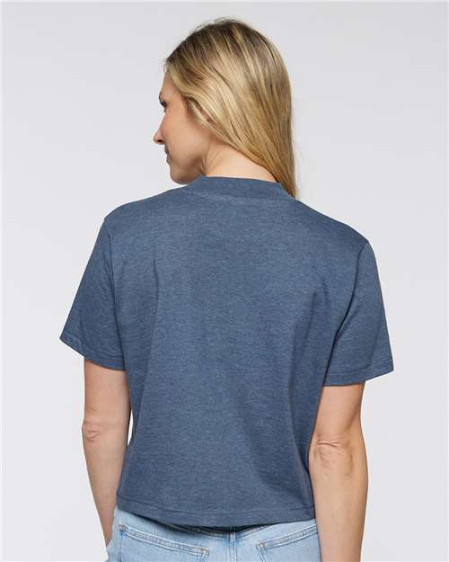 Women's Boxy Tee - Vintage Denim