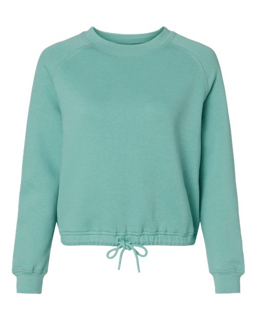 Women's Relaxed 3-End Boxy Fleece Crewneck Sweatshirt - Saltwater