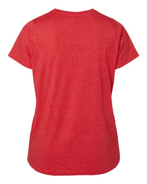 Women's Curvy Collection Fine Jersey Tee - Vintage Red