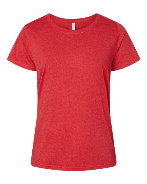 Women's Curvy Collection Fine Jersey Tee - Vintage Red
