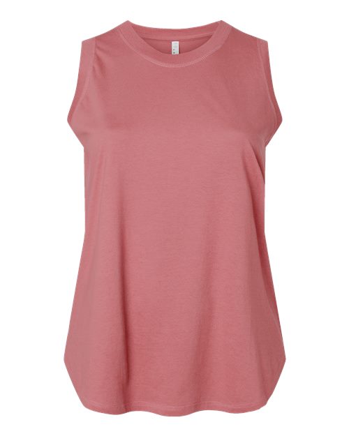 Women's Curvy Relaxed Fine Jersey Tank - Mauvelous