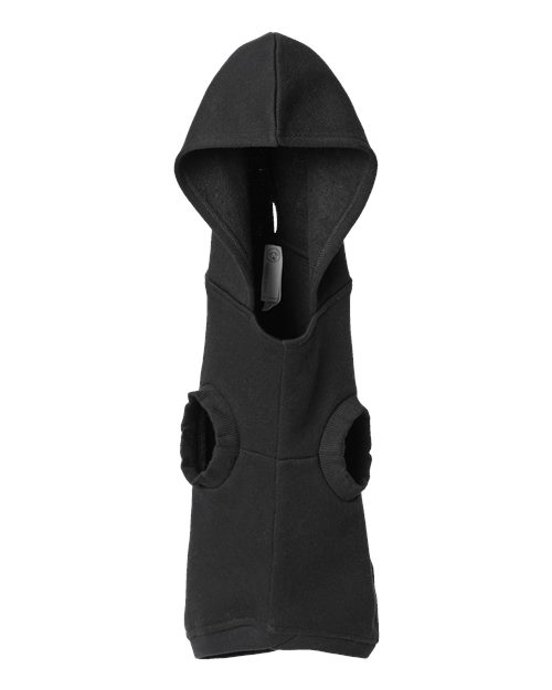 Doggie 3-End Fleece Hooded Sweatshirt - Black