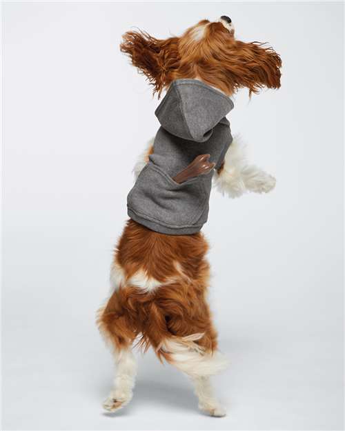 Doggie 3-End Fleece Hooded Sweatshirt - Granite Heather