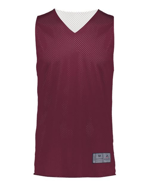 Youth Reversible 2.0 Jersey - Maroon/ White