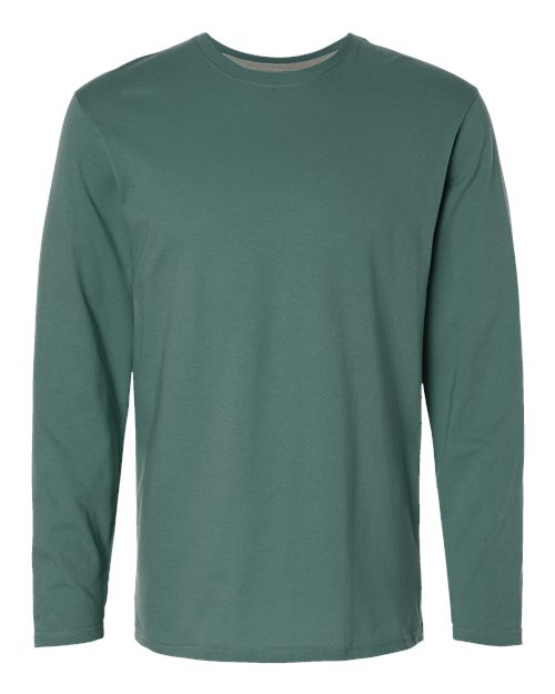 Men's Fine Jersey Long Sleeve Tee - Basil