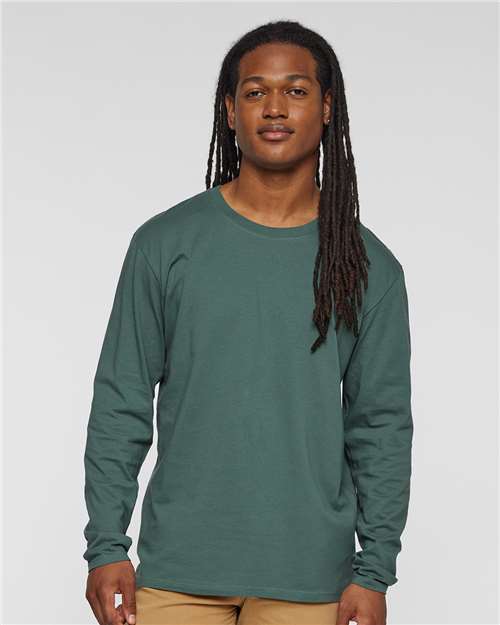 Men's Fine Jersey Long Sleeve Tee - Basil