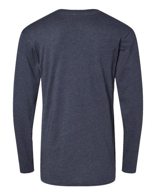 Men's Fine Jersey Long Sleeve Tee - Vintage Denim
