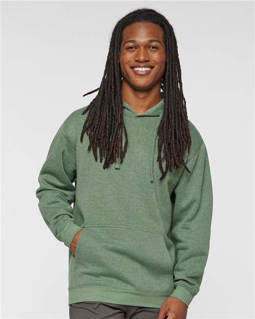 Unisex Elevated Fleece Hoodie Sweatshirt - Bamboo Blackout