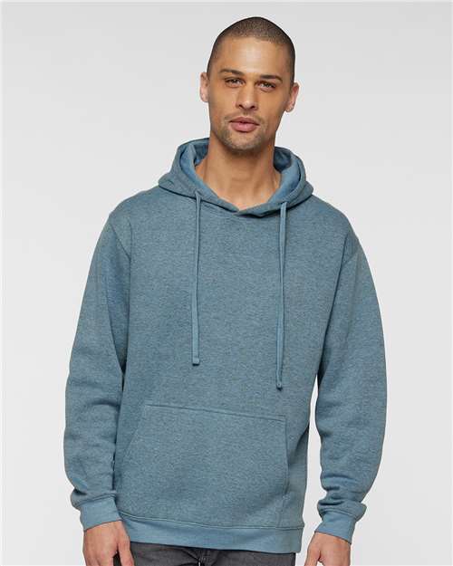 Unisex Elevated Fleece Hoodie Sweatshirt - Bermuda Blackout