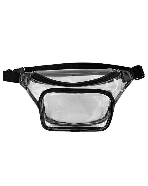 Clear Fanny Pack - Black