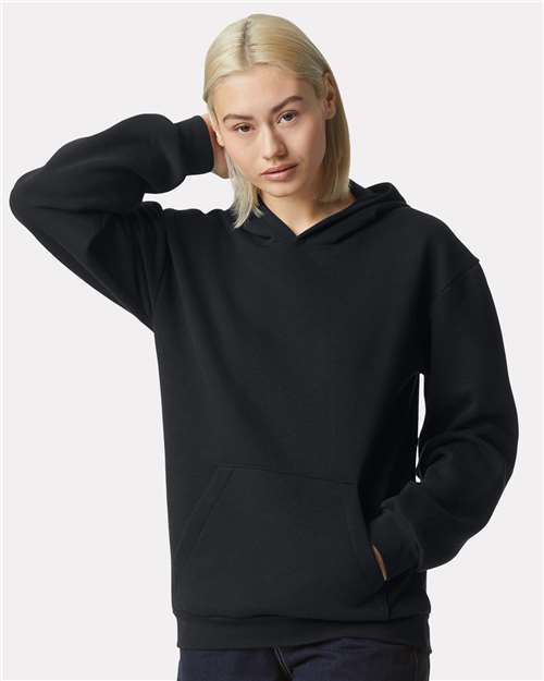 Unisex ReFlex Fleece Hoodie Sweatshirt - Black
