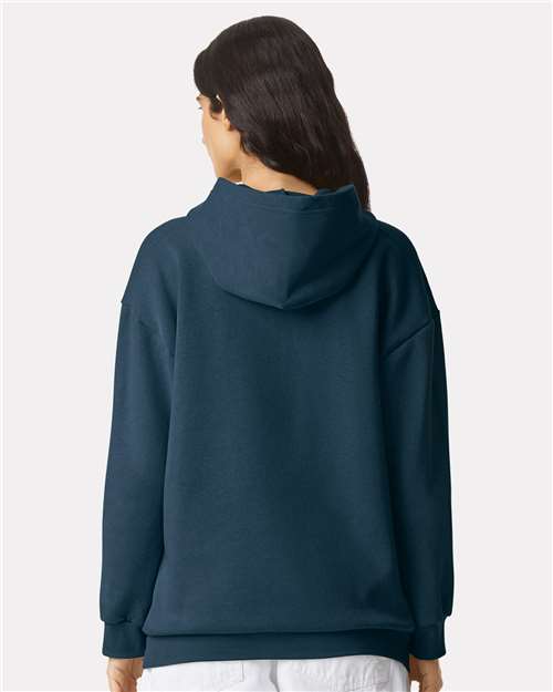 Unisex ReFlex Fleece Hoodie Sweatshirt - Sea Blue