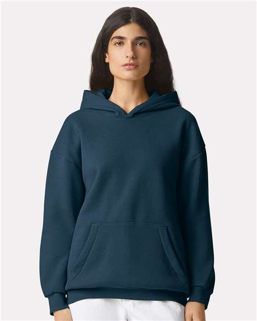 Unisex ReFlex Fleece Hoodie Sweatshirt - Sea Blue