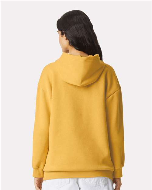 Unisex ReFlex Fleece Hoodie Sweatshirt - Mustard