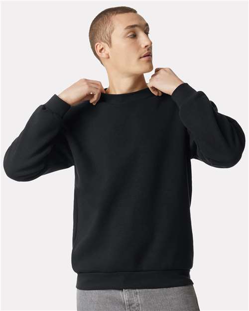 Unisex ReFlex Fleece Crewneck Sweatshirt - Black