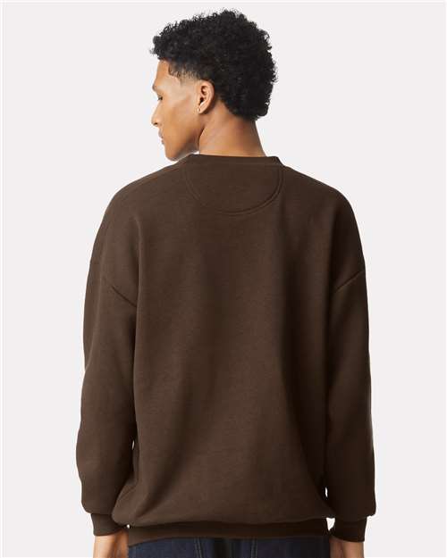 Unisex ReFlex Fleece Crewneck Sweatshirt - Brown