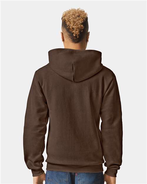 Unisex ReFlex Fleece Full-Zip Hoodie Sweatshirt - Brown