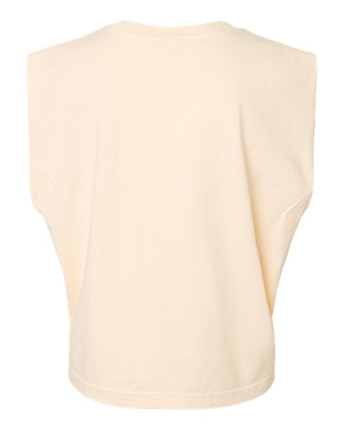 Women's Garment-Dyed Heavyweight Muscle Tee - Faded Cream