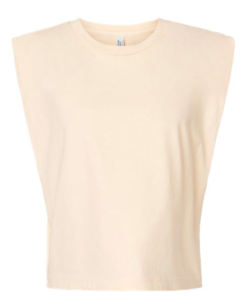 Women's Garment-Dyed Heavyweight Muscle Tee - Faded Cream