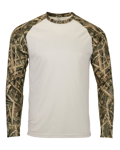 Men's Jackson Mossy Oak Colorblocked Long Sleeve T-Shirt - Shadow Grass