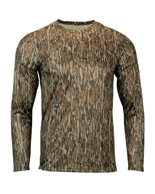 Men's Oxford Performance Camo Print Long Sleeve T-Shirt - Bottomland