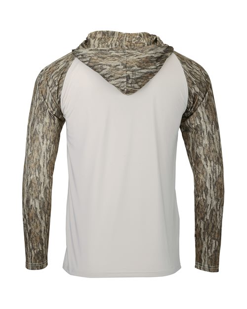 Men's Biloxi Performance Colorblocked Hooded Long Sleeve T-Shirt - Bottomland