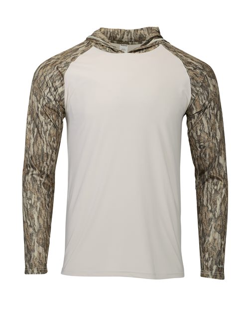 Men's Biloxi Performance Colorblocked Hooded Long Sleeve T-Shirt - Bottomland