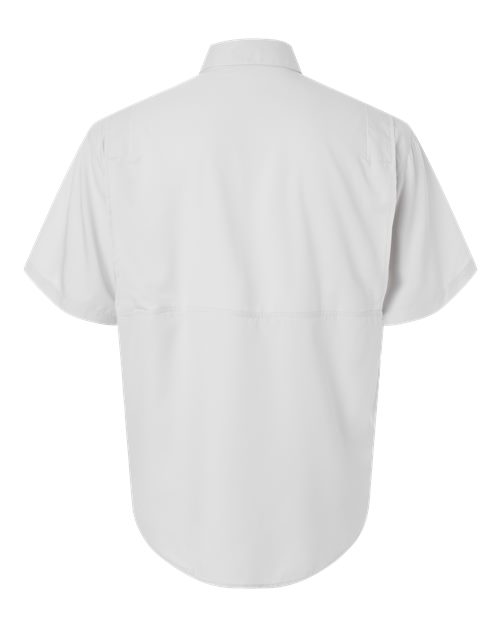 Men's Hatteras Performance Short Sleeve Fishing Shirt - Aluminum