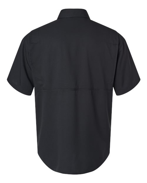 Men's Hatteras Performance Short Sleeve Fishing Shirt - Black