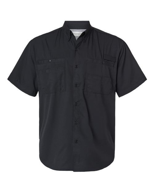 Men's Hatteras Performance Short Sleeve Fishing Shirt - Black