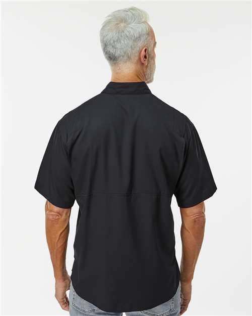 Men's Hatteras Performance Short Sleeve Fishing Shirt - Black