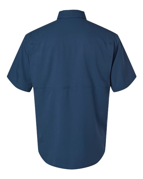 Men's Hatteras Performance Short Sleeve Fishing Shirt - Navy