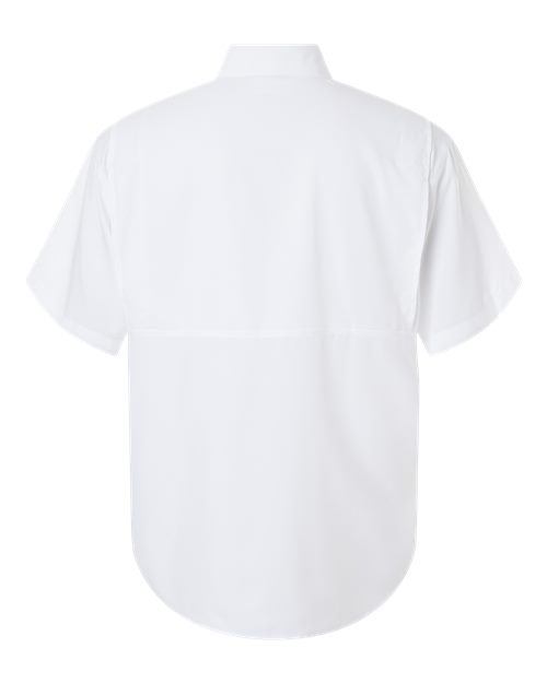 Men's Hatteras Performance Short Sleeve Fishing Shirt - White