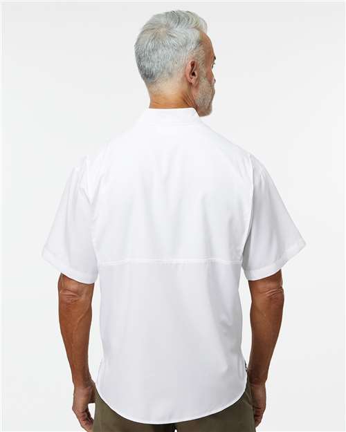 Men's Hatteras Performance Short Sleeve Fishing Shirt - White