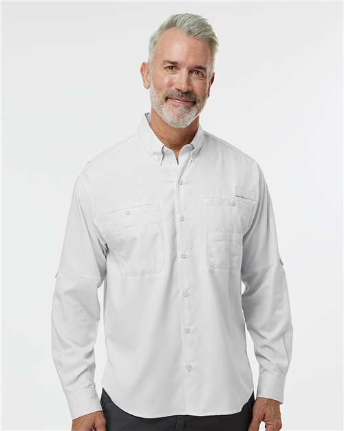 Men's Kitty Hawk Performance Fishing Shirt - Aluminum