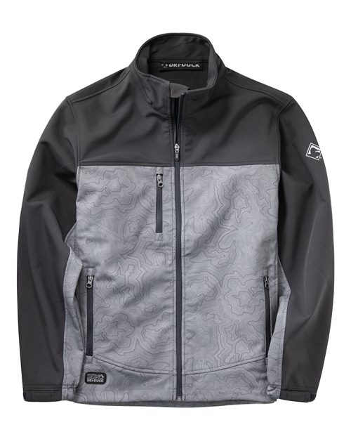 Men's Motion Soft Shell Jacket - Topo/ Charcoal