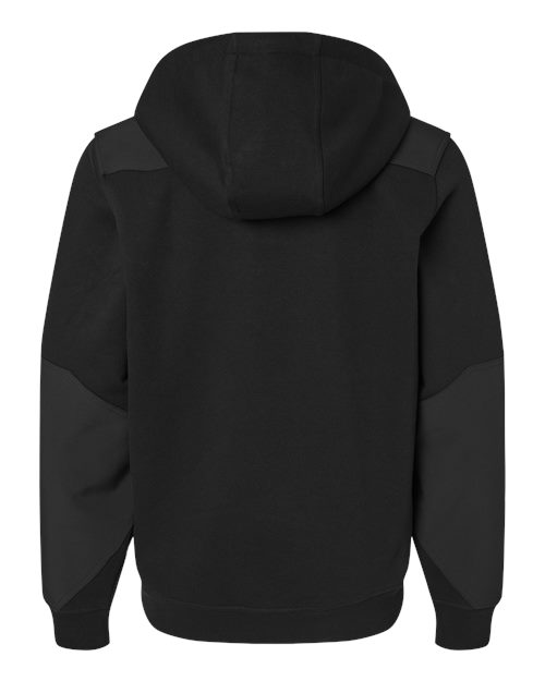 Men's Mission Quarter-Zip Hooded Pullover - Black
