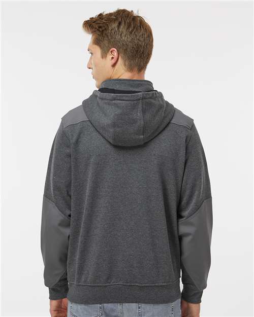 Men's Mission Quarter-Zip Hooded Pullover - Dark Oxford