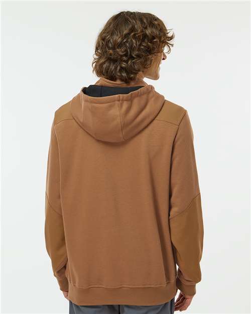 Men's Mission Quarter-Zip Hooded Pullover - Saddle