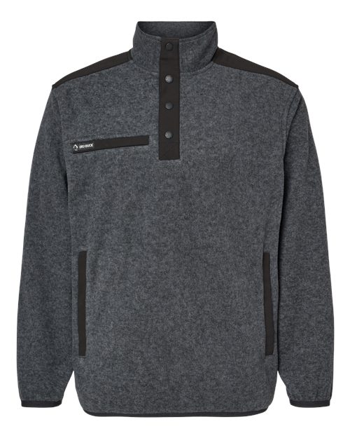 Men's Ranger Melange Fleece Pullover - Charcoal