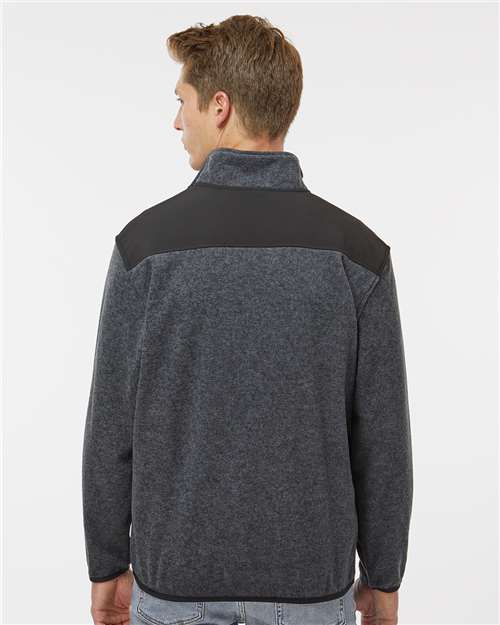Men's Ranger Melange Fleece Pullover - Charcoal