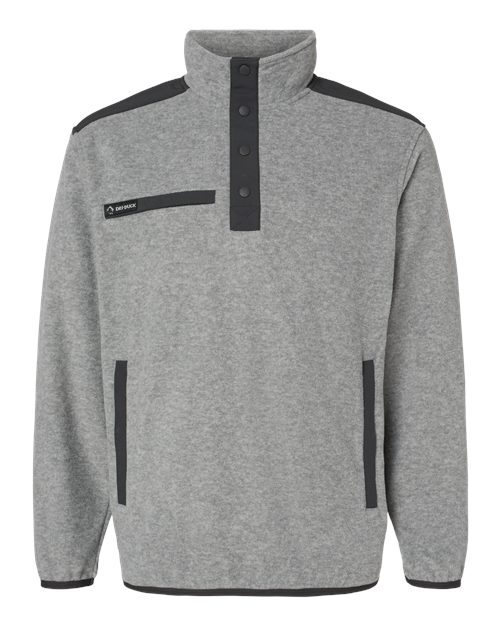Men's Ranger Melange Fleece Pullover - Platinum