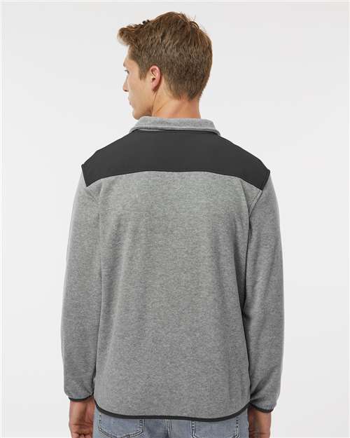 Men's Ranger Melange Fleece Pullover - Platinum