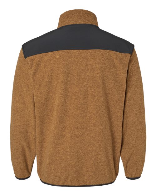 Men's Ranger Melange Fleece Pullover - Saddle