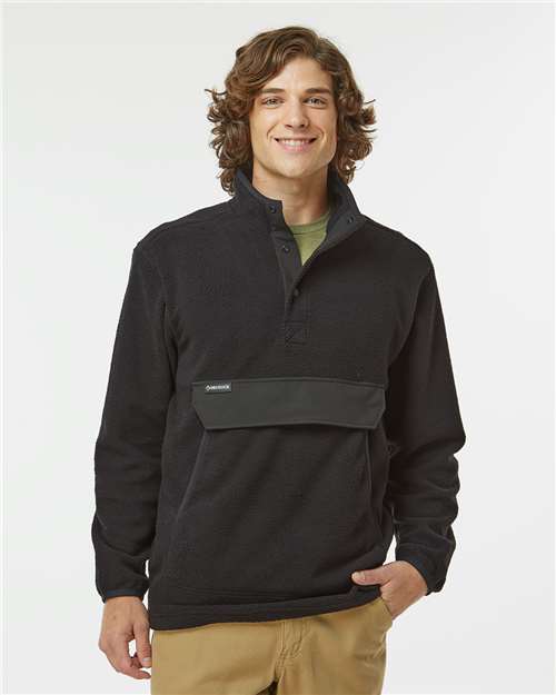 Men's Timber Mountain Fleece Pullover - Black